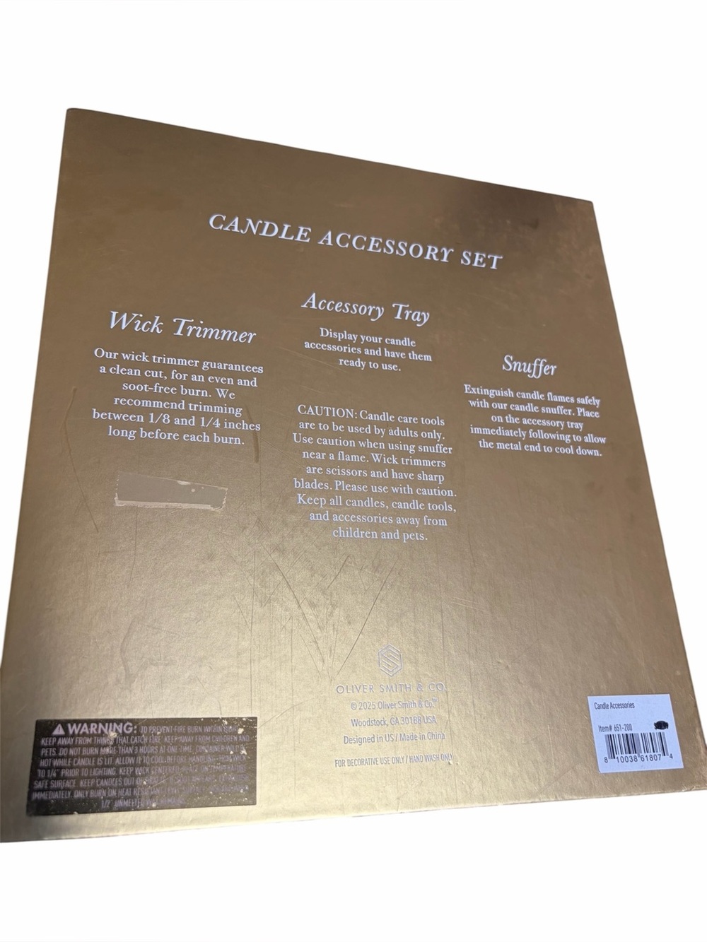 Candle Accessory Set - Picture 8 of 9
